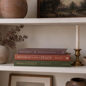 Italian Decor Coffee Table Book Set Wonders of Italy Restoring a Home in Italy