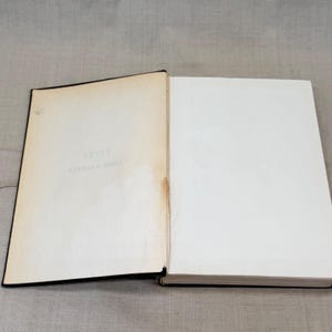 Vintage Black Leather Decorative Book Neutral Shelf Decor Moody Library Styling image 10