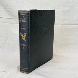 Vintage Black Leather Decorative Book Neutral Shelf Decor Moody Library Styling image 2