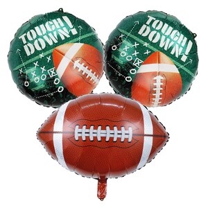 Ballon de football américain, NFL, ballon de rugby sur le thème de la fête sportive, ballons en aluminium, décoration, décoration, super bol, anniversaire, ballon de chèvre, célébration Set klein