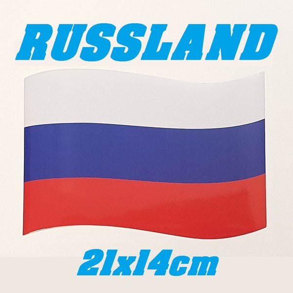 2x 4x 8x Russland Magnet Fahne 21x14cm Flagge Auto Aufkleber Magnetfahne WM EM