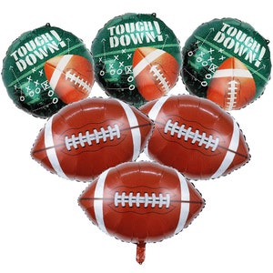 Ballon de football américain, NFL, ballon de rugby sur le thème de la fête sportive, ballons en aluminium, décoration, décoration, super bol, anniversaire, ballon de chèvre, célébration Set groß