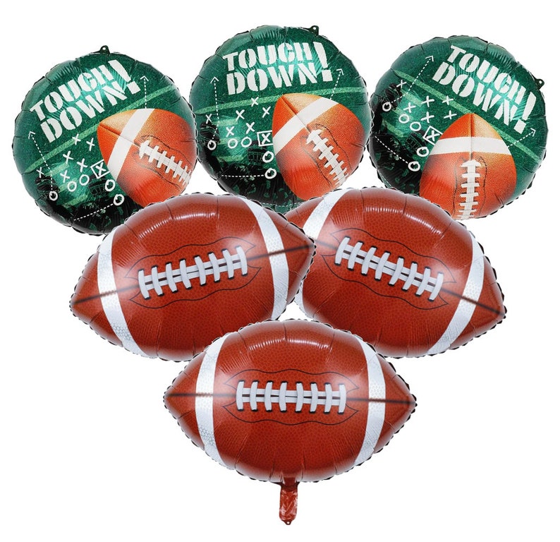 Ballon de football américain, NFL, ballon de rugby sur le thème de la fête sportive, ballons en aluminium, décoration, décoration, super bol, anniversaire, ballon de chèvre, célébration Set groß