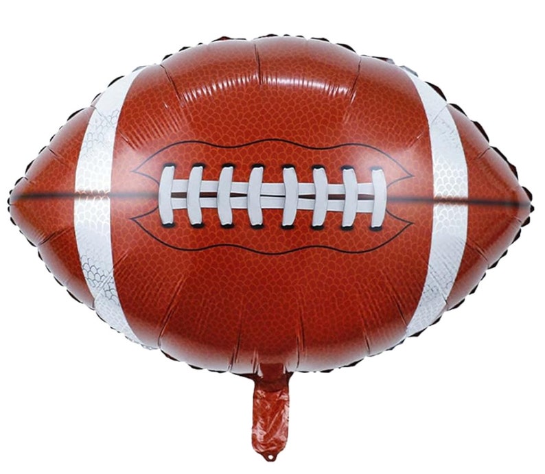 Ballon de football américain, NFL, ballon de rugby sur le thème de la fête sportive, ballons en aluminium, décoration, décoration, super bol, anniversaire, ballon de chèvre, célébration image 7