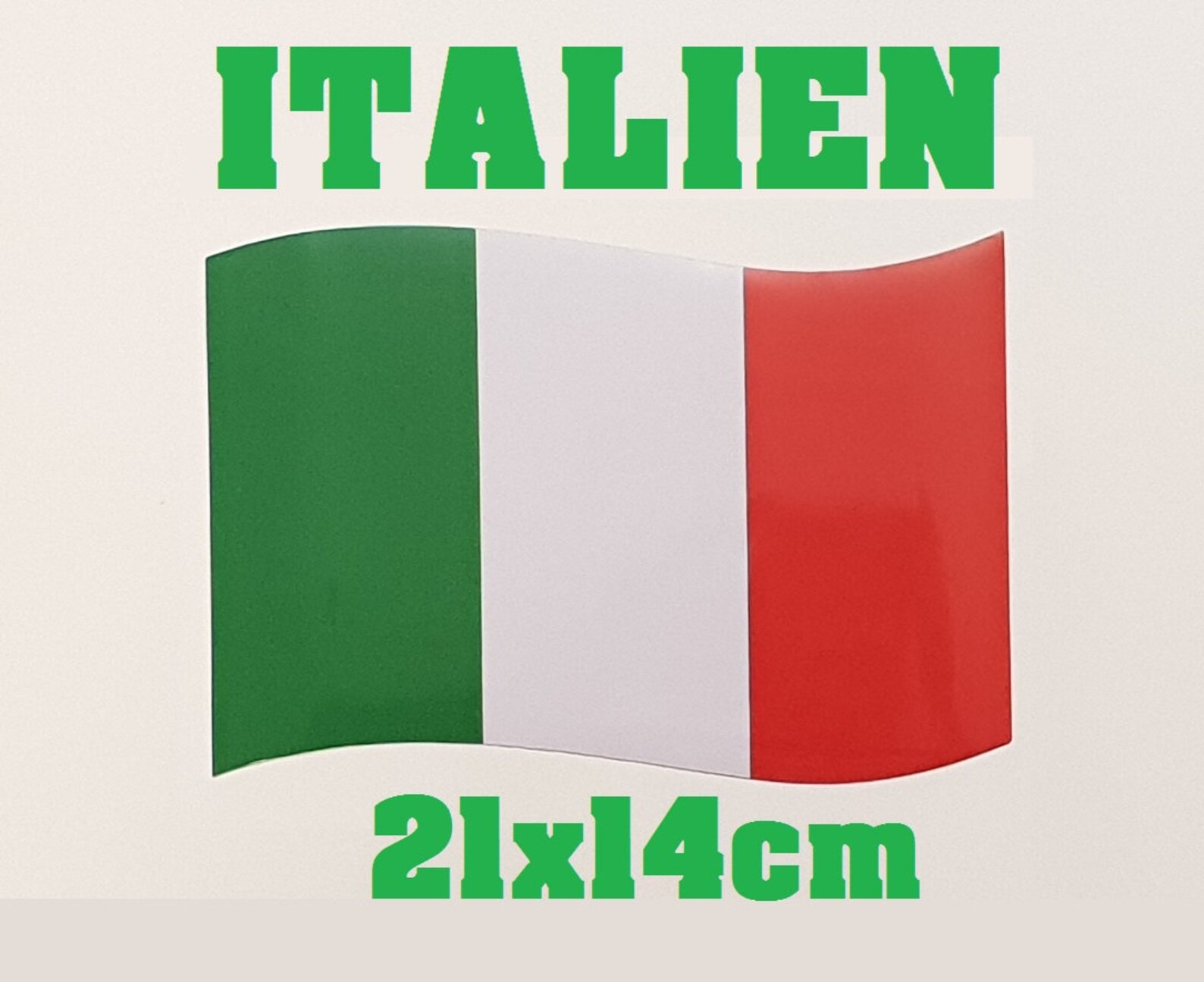 Motorrad ITALIEN Flagge & Karte Motorradhelm Van Auto Stoßstange Aufkleber Italien Aufkleber