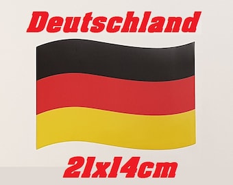 2x 4x 8x Deutschland Magnet Fahne 21x14cm Flagge Auto Aufkleber Magnetfahne WM EM