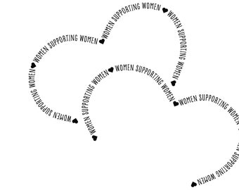 Mujeres que apoyan a las mujeres SVG, PNG, JPEG