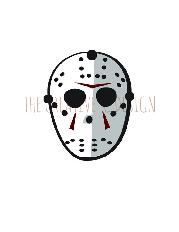Halloween Mask Digital Design Download PNG SVG - Etsy
