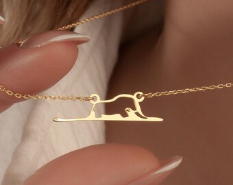 Hat and Elephant Necklace, Minimalist Jewelry for Friend, Whimsical Animal Pendant, Hidden Meaning Gift