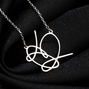 ★BTS着用ブランド★NONENON★BLACK LOVE NEC SILVER925(DOODLE) BTS [MONOCHROME] Chain Necklace New Official | eBay