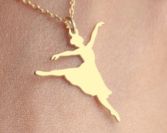 Ballerina Halskette, Ballett Tanz Geschenk