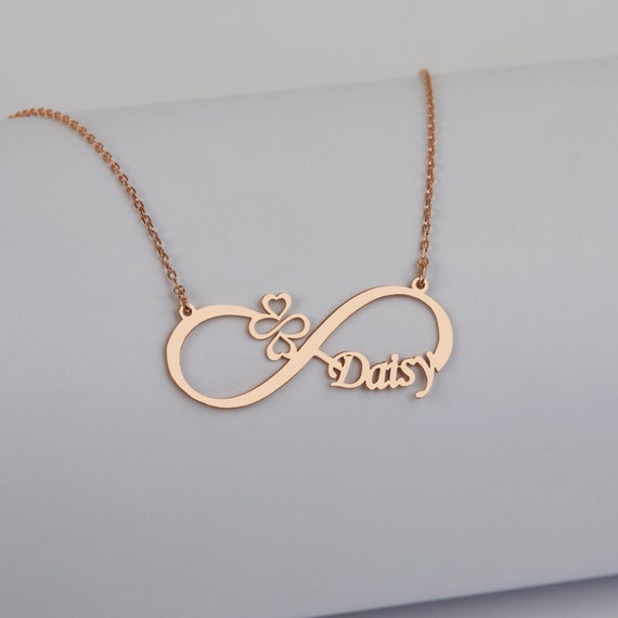 Custom infinity necklace deals