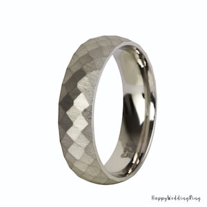 Women’s and Men's Wedding Ring, Pattern Wedding Band, Embossed Ring ...