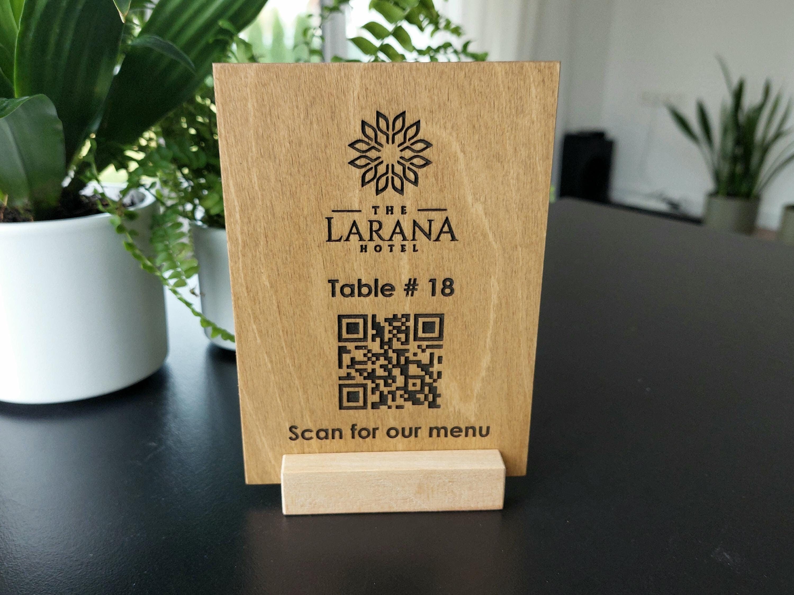 Double QR Code Sign Double QR Code Plaque QR Code Website - UK
