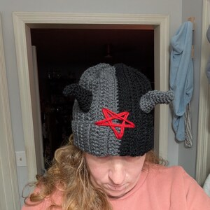 Crochet Baphomet Hat