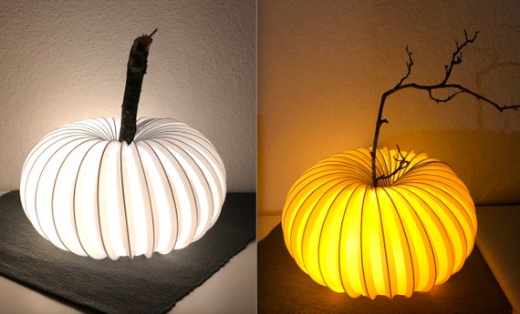 Leuchtender Kürbis Mit Irisierendem Effekt - Magische Halloween-Deko Für Zuhause