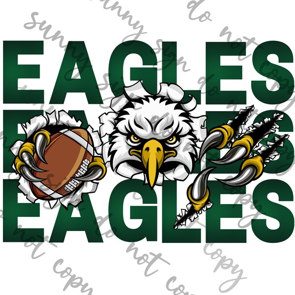 Eagles Football PNG instant download