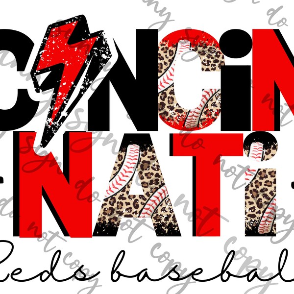 REDS PNG instant download Baseball