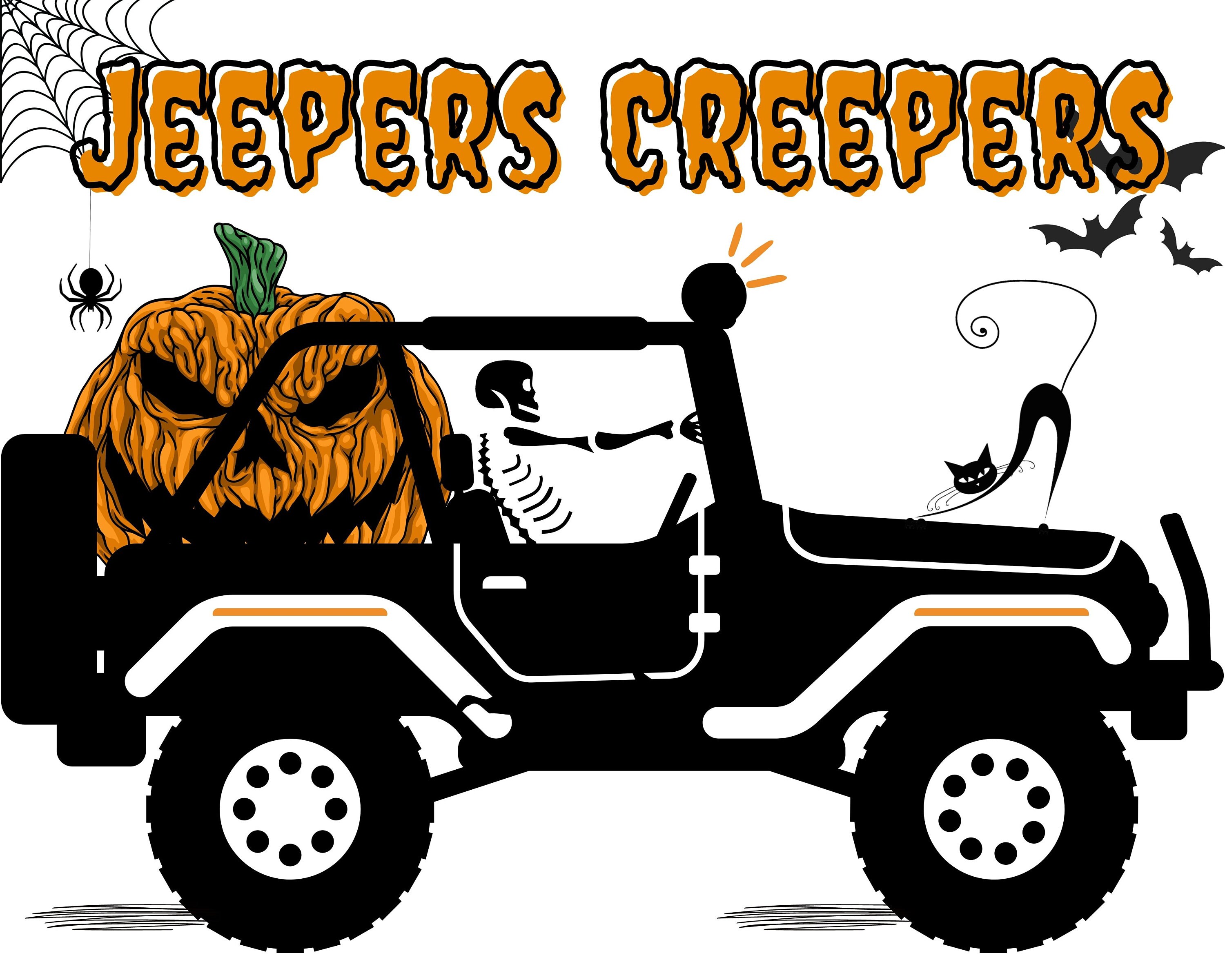 Halloween Jeep Svg - Etsy