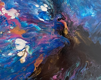 Acrylic Pour Painting