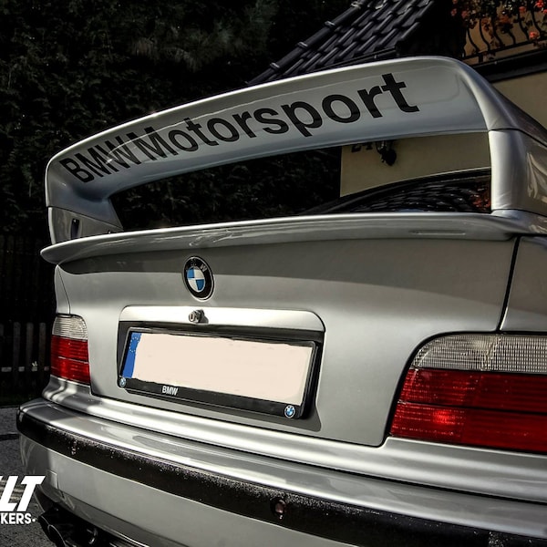 BMW Motorsport Aufkleber, E36, Bmw, LTW, GT Klasse 2, Bmw m, M Aufkleber, Bimmer, Bmw e30, Flügelaufkleber, Spoiler, Flügel, Drift, Sport