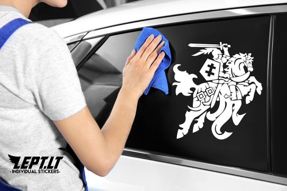 NEW Lithuanian Symbol Stylized Vytis Car decal Car sticker waterproof many SIZES 