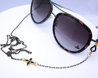 Flower Pendant Glasses Chain, Elegant Mask Lanyard