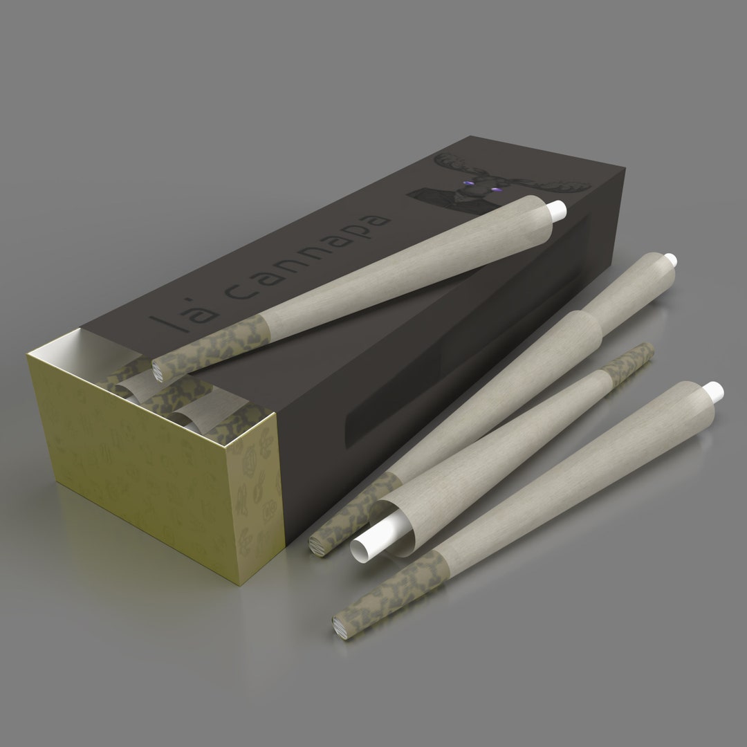 Pre Roll Cones Rolling Papers, Unbleached Hemp Cigarettes, Free of