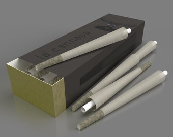 Pre roll Cones Rolling Papers, Unbleached Hemp Cigarettes, Free of Gluten & non-GMO Smoking Accessories