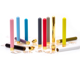 Brass Doob Tube Smell Proof | Washable joint holder | Moisture-Resistant Joint Container | Air tight pre roll Weed tube case | Blunt holder