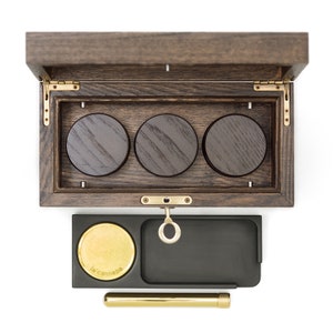 La' Cannapa Stash Jar Box,:Elevate Your Cannabis Experience with the Exquisite Exotic Ash Wood smell Proof Stash Box