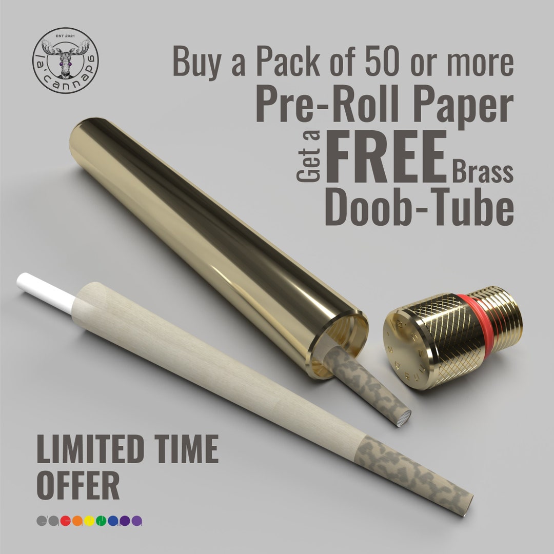 Pre Roll Cones Rolling Papers, Unbleached Hemp Cigarettes, Free of