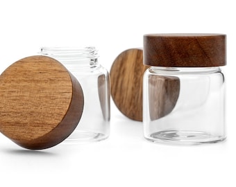 Set of 3 Glass Jars - Stash Jars