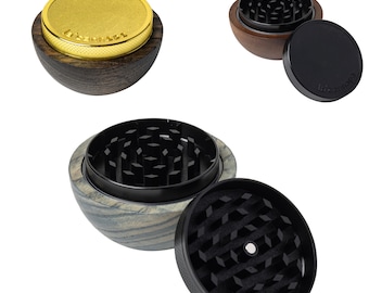 3 Piece Dry Herb Grinder Perfect Gift For Friends | La' Crash Weed Grinder: Where Artistry Meets Functionality |
