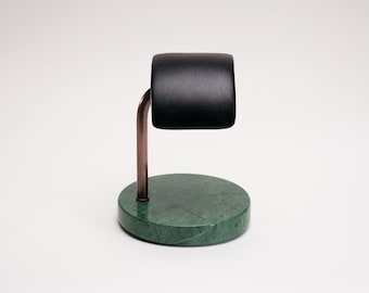 Soho Watch Stand (Green Base Bronze Rod)