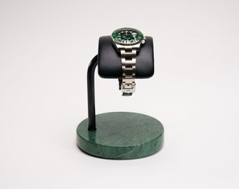 Soho Watch Stand (Green Base Black Rod)