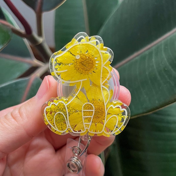 Выдвижная катушка для бейджа Cute Dino, держатель удостоверения личности медсестры, ключ-карта RN, подарок школьному учителю, персонал педиатрического кабинета, рев динозавра, блестящий акрил
