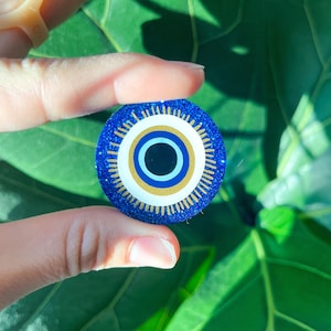 Nazar Ausweisrolle, Evil Eye Ausweisrolle, Ausweishalter, einziehbarer Ausweishalter, Ojo Ausweisrolle, Krankenschwester Ausweisrolle, Augenärzte Ausweisrolle