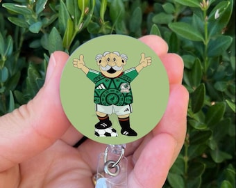 FIFA MESSICO, Dr. Simi, Porta badge, Regalo per infermiere, Operatore sanitario, RN, Coppa del Mondo, Farmacia Similares, Porta badge Dr. Simi, Dr. Simi Messico