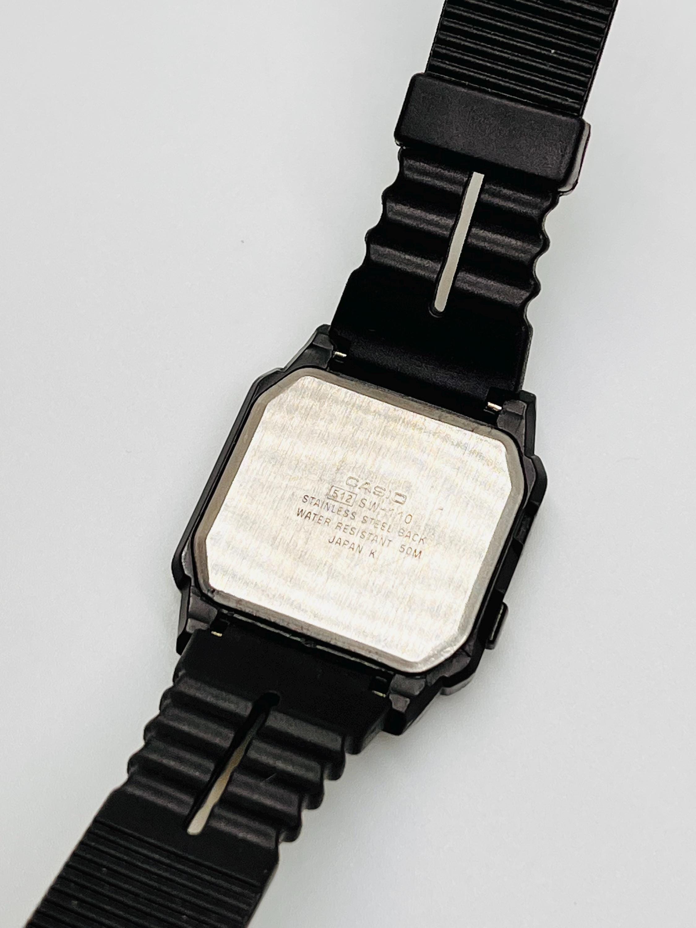 Vintage 1986 Casio Soccer Timer Watch SW-110, Digital Sports