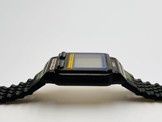 Vintage 1986 Casio Soccer Timer Watch SW-110, Digital Sports