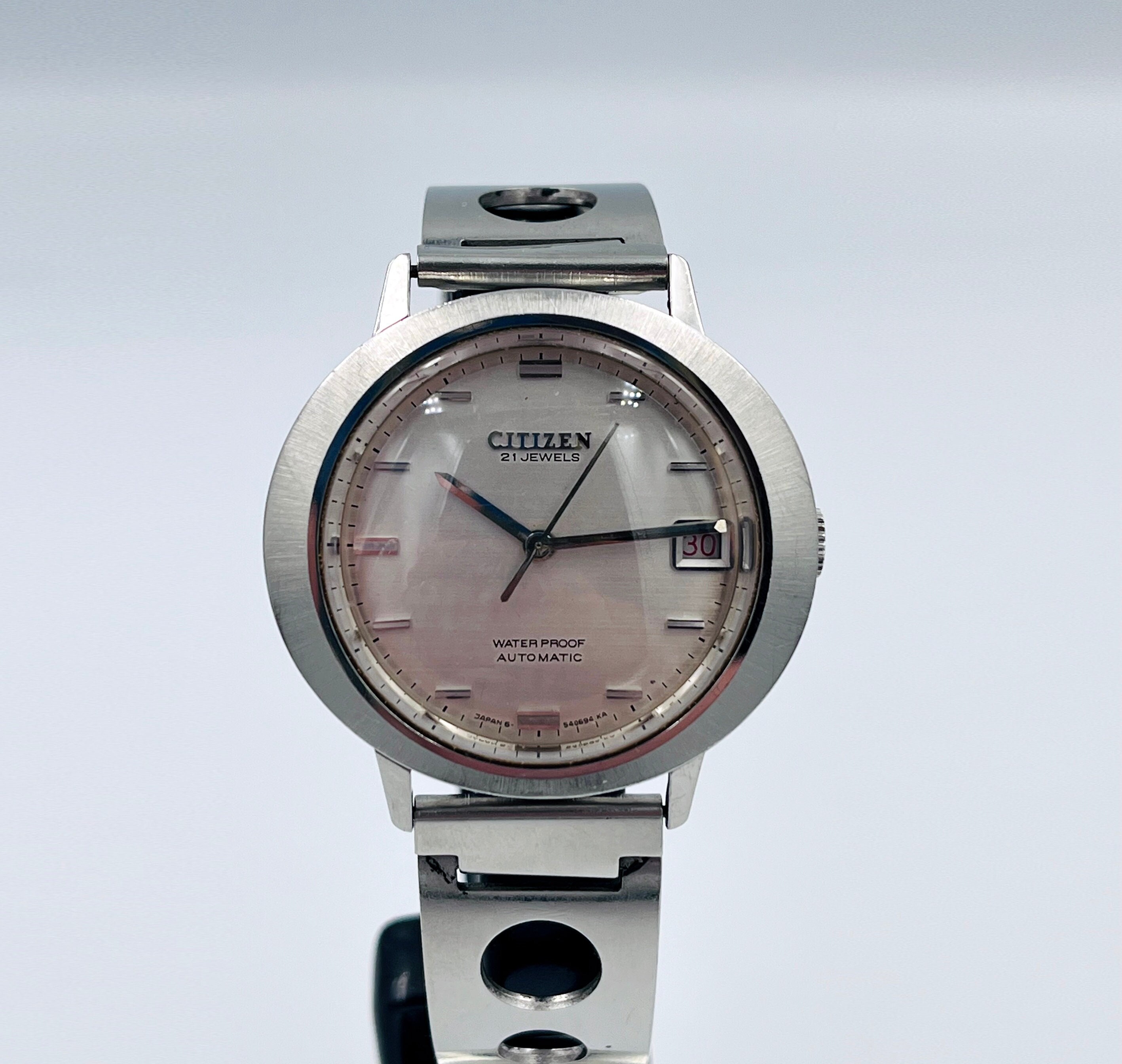 Rare Citizen Dynamic Automatic Date 21 Jewels 1970 Vintage