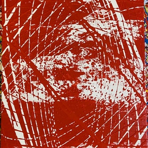 Street Art: Fight Club, 18” x 24”, original work, acrylic painting on canvas