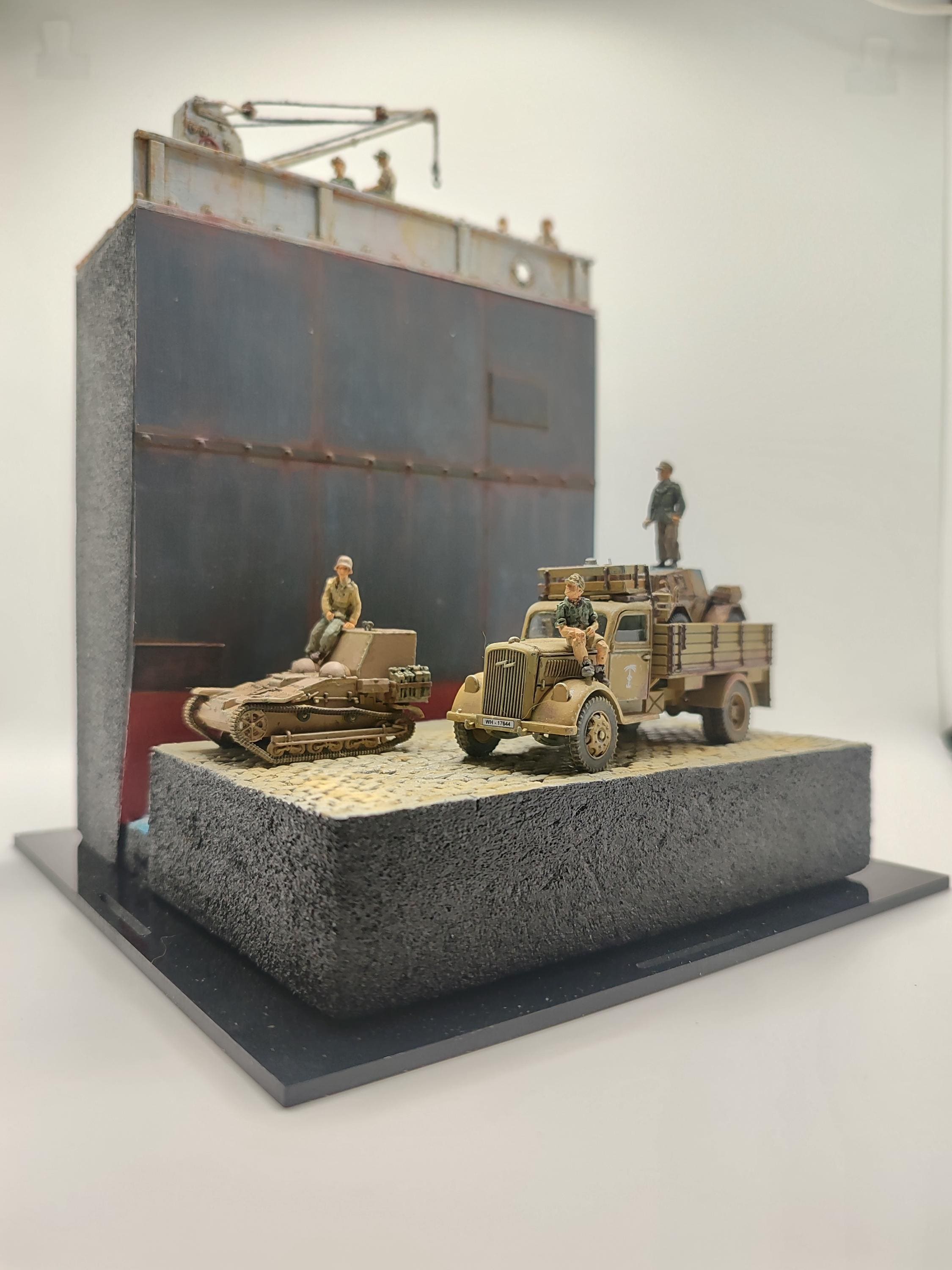 WW2 Diorama, Axis Cargo Ship in Benghazi, Libya - 1942 - Etsy