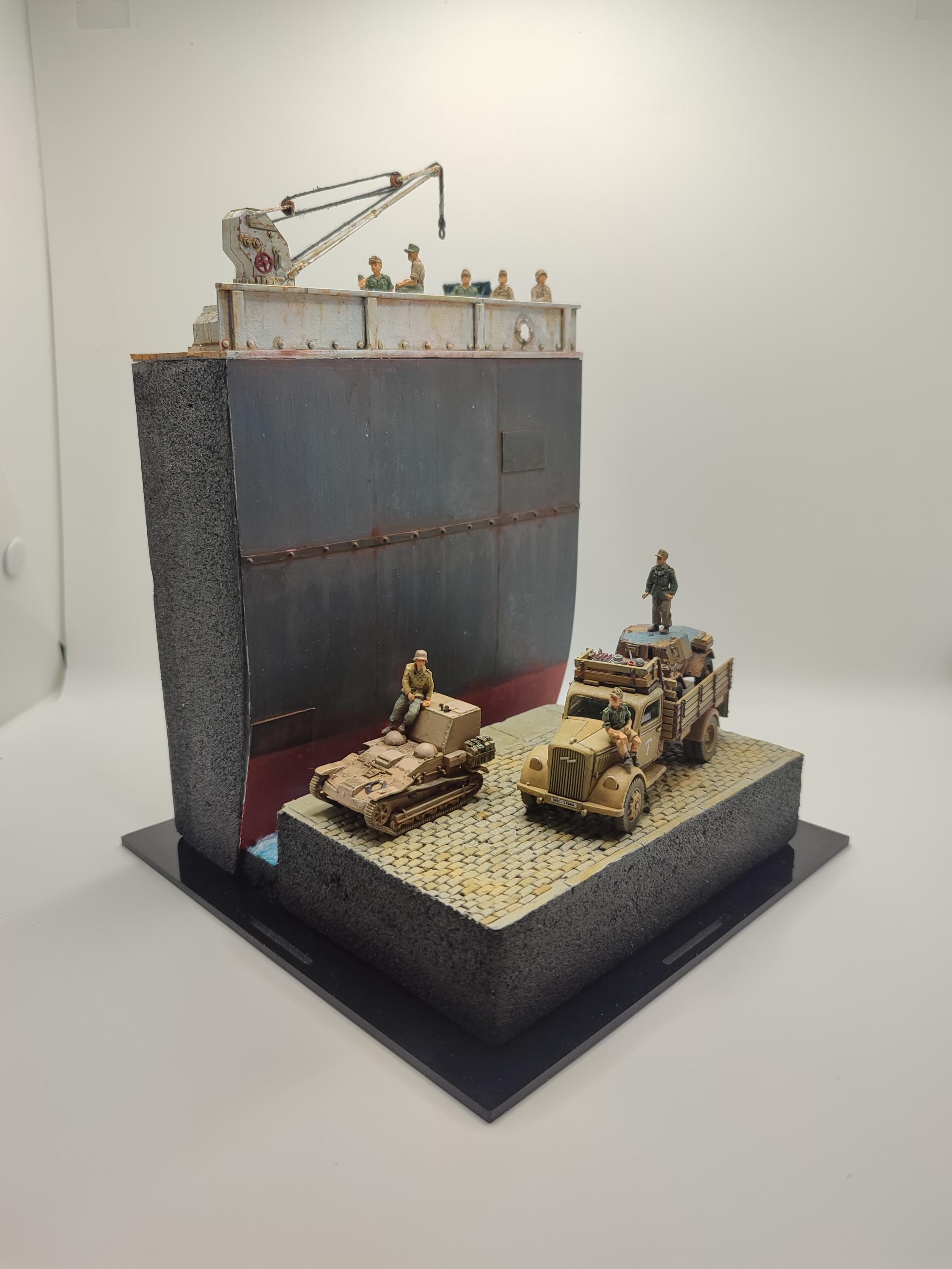 WW2 Diorama, Axis Cargo Ship in Benghazi, Libya - 1942 - Etsy
