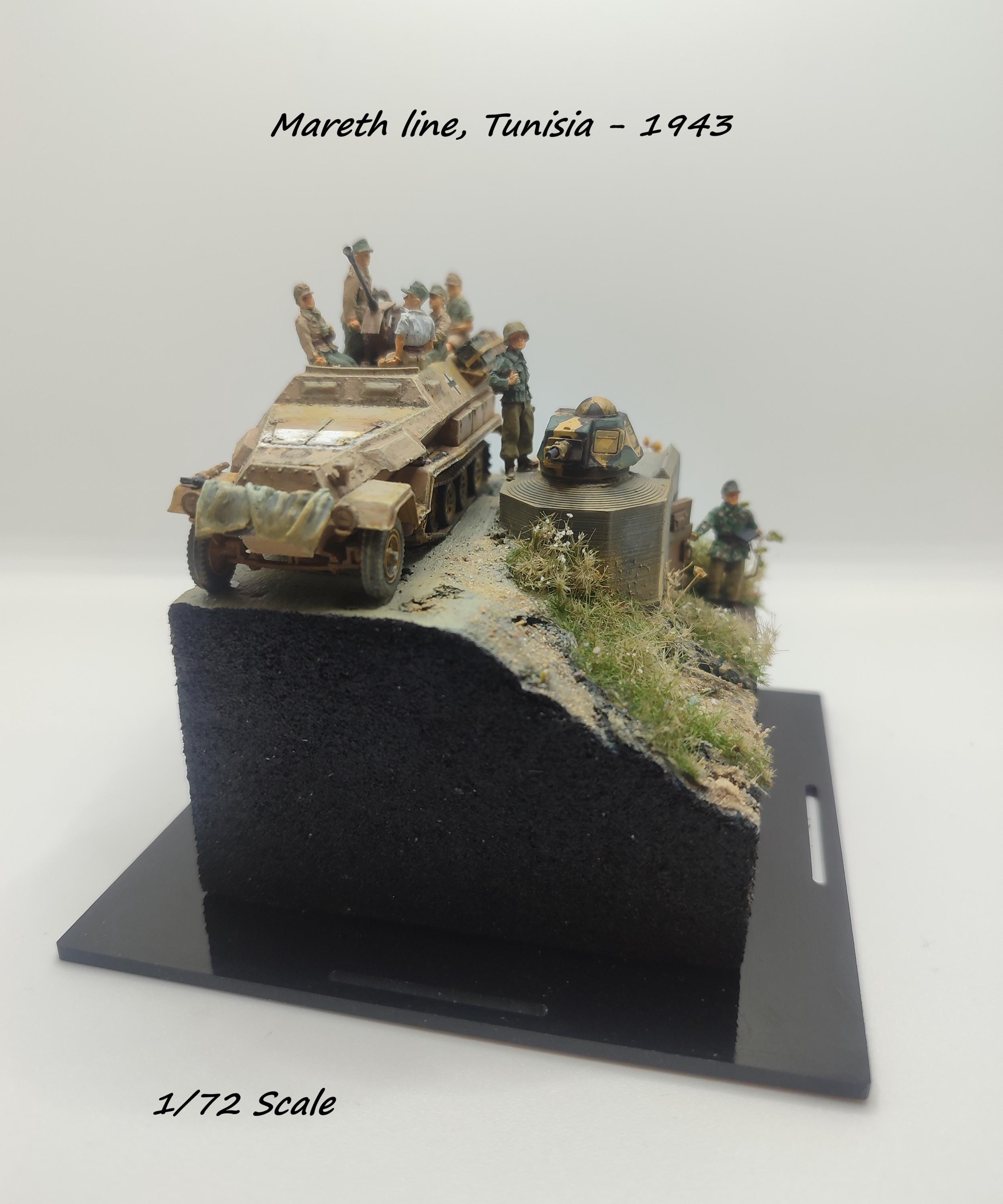 第二次世界大戦のジオラマ、マレス線 - チュニジア、1943年 - Etsy 日本