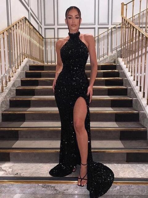 High Slit Dress - Etsy
