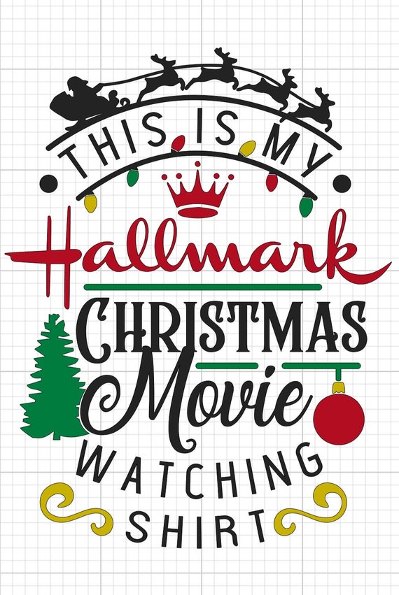 hallmark watching shirt svg