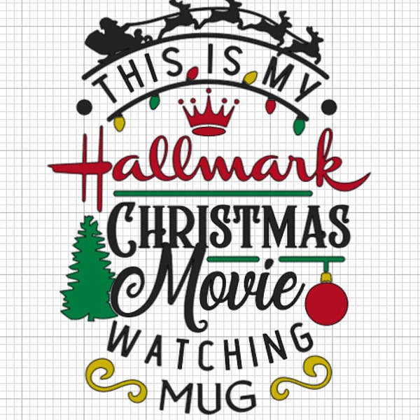 This is My Hallmark Watching Tumbler Svg - Etsy