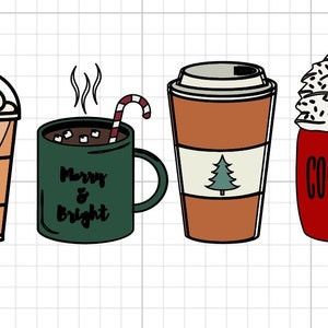 Coffee Addict SVG Digital Download  Coffee Hot chocolate for cold weather Different coffee Shirt decal Cricut Silhouette